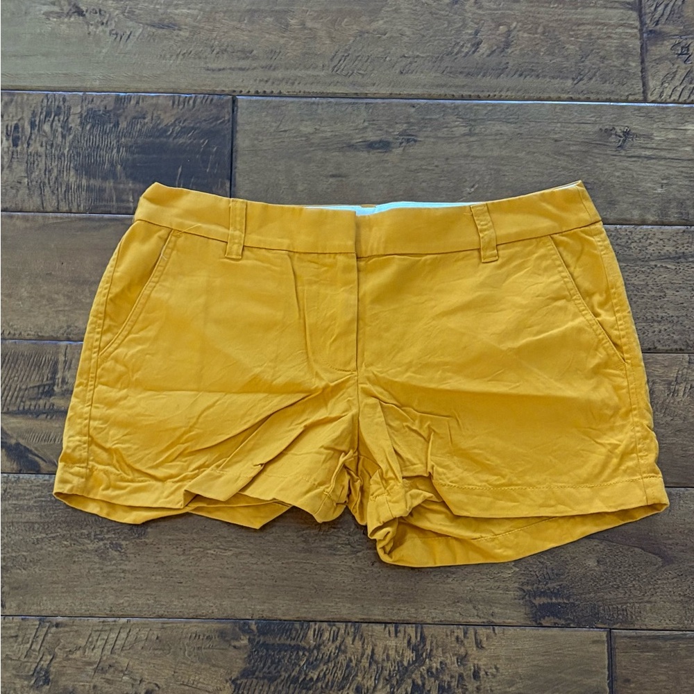 Golden yellow  J. Crew 3.5inch Chino Shorts
